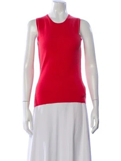 Pre-owned Tse Cashmere Cashmere Crew Neck Top In Pink