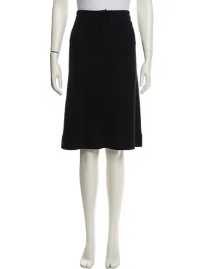 Pre-owned Tse Cashmere Cashmere Knee-length Skirt In Black