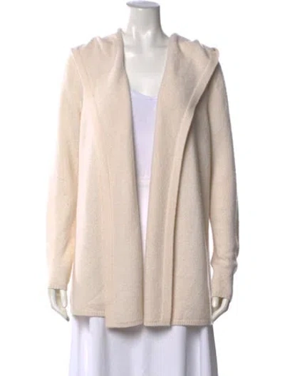 Pre-owned Tse Cashmere Cashmere Open Front Sweater In Neutrals