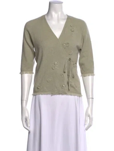 Pre-owned Tse Cashmere Cashmere Patterned Sweater In Neutrals
