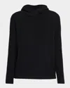 Tse Cashmere Cashmere Pullover Hoodie In Black