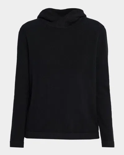 Tse Cashmere Cashmere Pullover Hoodie In Black