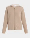 Tse Cashmere Cashmere Reversible Zip-front Hoodie