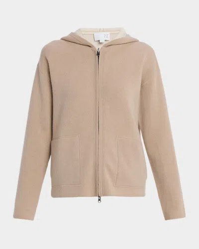 Tse Cashmere Cashmere Reversible Zip-front Hoodie