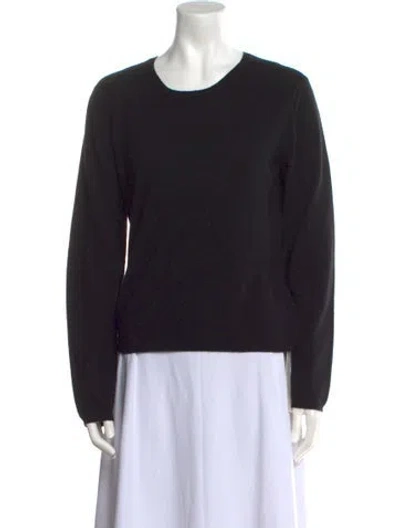 Pre-owned Tse Cashmere Cashmere Scoop Neck Sweater In Black