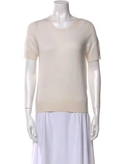 Pre-owned Tse Cashmere Cashmere Scoop Neck Sweater W/ Tags In Neutral