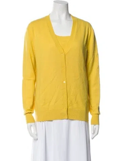 Pre-owned Tse Cashmere Cashmere Set In Yellow