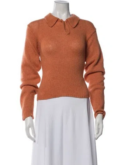 Pre-owned Tse Cashmere Cashmere Sweater In Orange