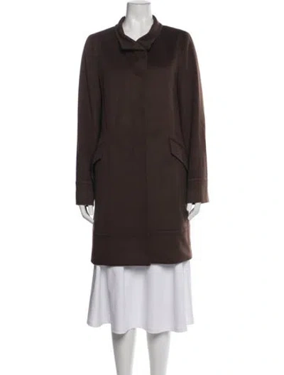 Pre-owned Tse Cashmere Cashmere Trench Coat In Brown