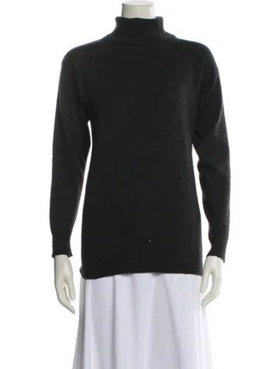 Pre-owned Tse Cashmere Cashmere Turtleneck Sweater In Black