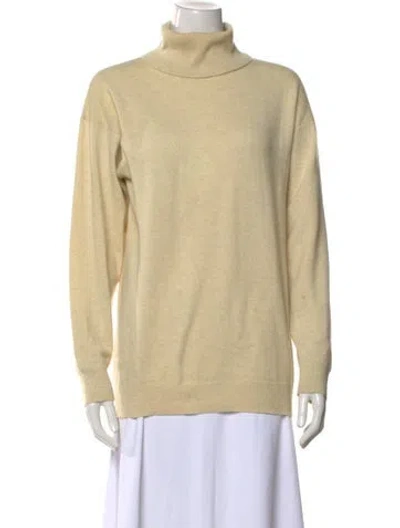 Pre-owned Tse Cashmere Cashmere Turtleneck Sweater In Neutral