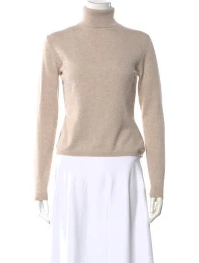 Pre-owned Tse Cashmere Cashmere Turtleneck Sweater In Neutral