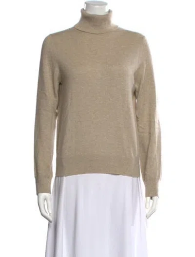 Pre-owned Tse Cashmere Cashmere Turtleneck Sweater In Neutrals