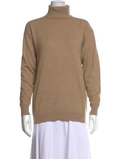Pre-owned Tse Cashmere Cashmere Turtleneck Sweater In Neutrals