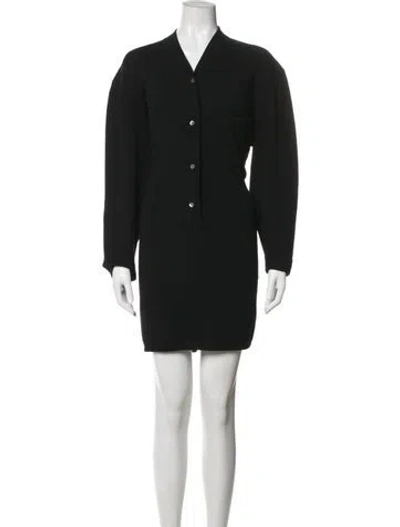 Pre-owned Tse Cashmere Cashmere V-neck Sweater In Black