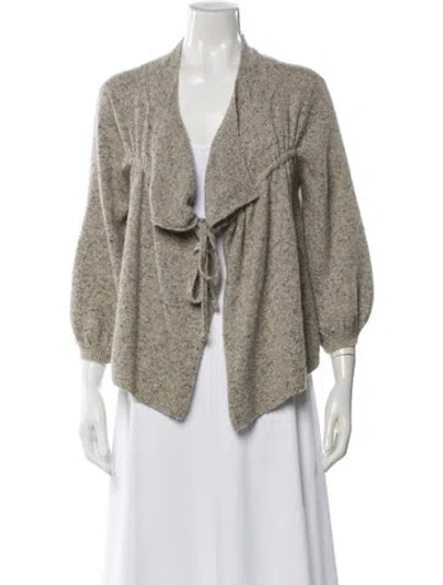 Pre-owned Tse Cashmere Cashmere V-neck Sweater In Neutral