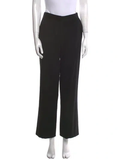 Pre-owned Tse Cashmere Cashmere Wide Leg Pants In Black