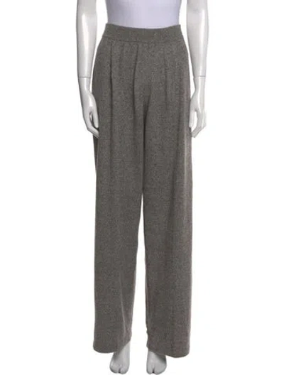 Pre-owned Tse Cashmere Cashmere Wide Leg Pants W/ Tags In Gray