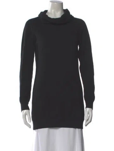 Pre-owned Tse Cashmere Cowl Neck Sweater In Gray