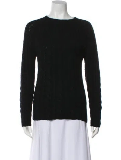 Pre-owned Tse Cashmere Crew Neck Sweater In Black