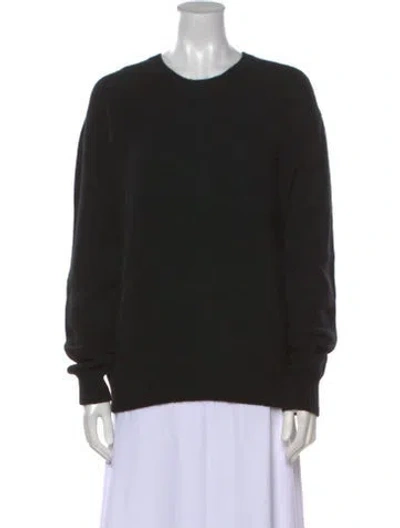 Pre-owned Tse Cashmere Crew Neck Sweater In Black