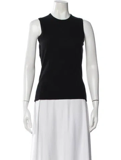 Pre-owned Tse Cashmere Crew Neck Sweater In Black