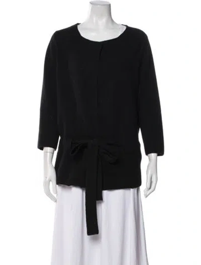 Pre-owned Tse Cashmere Crew Neck Sweater In Black