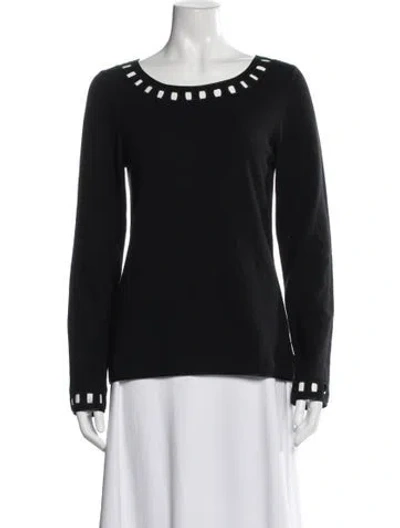 Pre-owned Tse Cashmere Crew Neck Sweater In Black