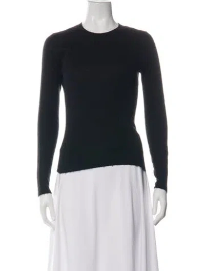 Pre-owned Tse Cashmere Crew Neck Sweater In Black