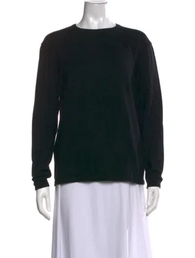 Pre-owned Tse Cashmere Crew Neck Sweater In Black