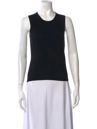 Pre-owned Tse Cashmere Crew Neck Sweater In Black