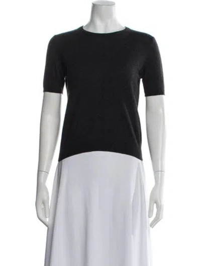 Pre-owned Tse Cashmere Crew Neck Sweater In Black
