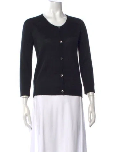 Pre-owned Tse Cashmere Crew Neck Sweater In Black