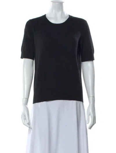 Pre-owned Tse Cashmere Crew Neck Sweater In Black