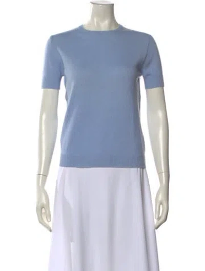 Pre-owned Tse Cashmere Crew Neck Sweater In Blue