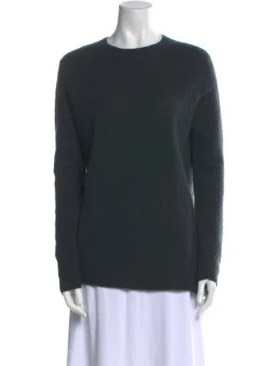 Pre-owned Tse Cashmere Crew Neck Sweater In Blue