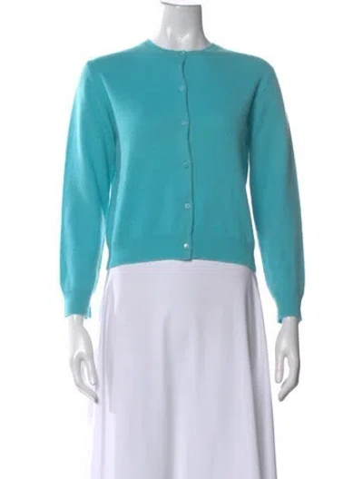 Pre-owned Tse Cashmere Crew Neck Sweater In Blue