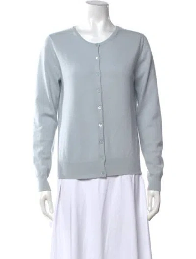 Pre-owned Tse Cashmere Crew Neck Sweater In Blue