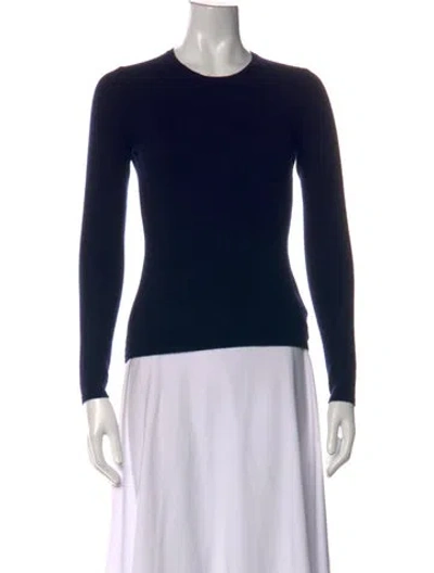 Pre-owned Tse Cashmere Crew Neck Sweater In Blue