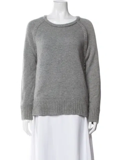 Pre-owned Tse Cashmere Crew Neck Sweater In Gray