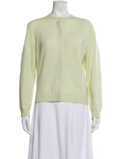 Pre-owned Tse Cashmere Crew Neck Sweater In Green