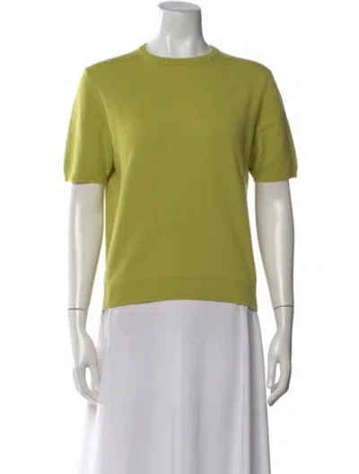 Pre-owned Tse Cashmere Crew Neck Sweater In Green