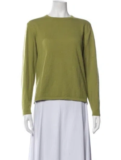 Pre-owned Tse Cashmere Crew Neck Sweater In Green