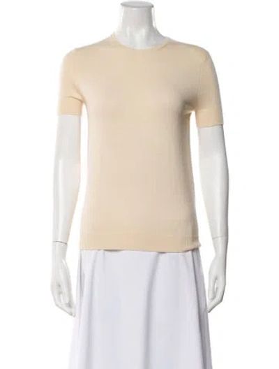 Pre-owned Tse Cashmere Crew Neck Sweater In Neutral