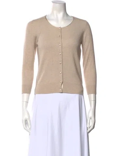 Pre-owned Tse Cashmere Crew Neck Sweater In Neutral
