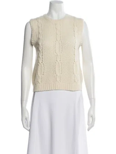 Pre-owned Tse Cashmere Crew Neck Sweater In Neutral