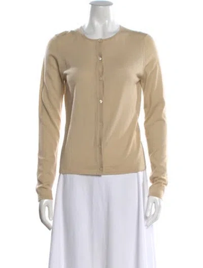 Pre-owned Tse Cashmere Crew Neck Sweater In Neutral