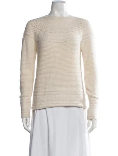 Pre-owned Tse Cashmere Crew Neck Sweater In Neutrals