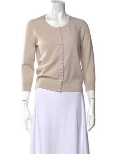 Pre-owned Tse Cashmere Crew Neck Sweater In Neutrals