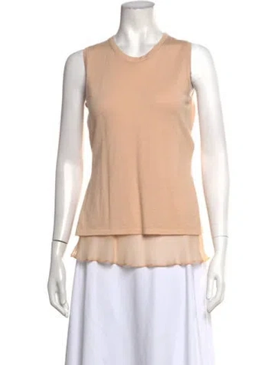 Pre-owned Tse Cashmere Crew Neck Sweater In Neutrals